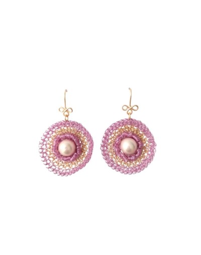 ARETES NIDO ROSA