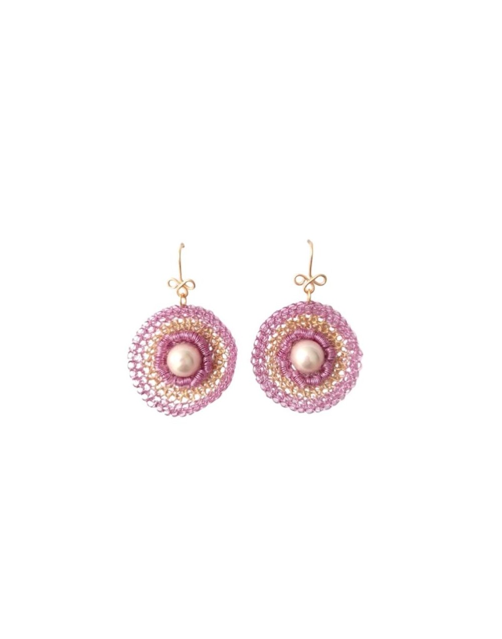ARETES NIDO ROSA