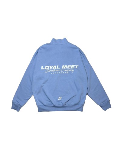 BUZO MOCKNECK AZUL CLARO