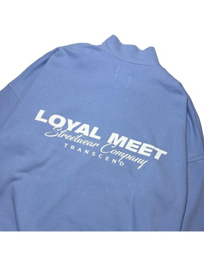 BUZO MOCKNECK AZUL CLARO