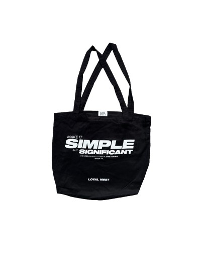 TOTE BAG NEGRA MAKE SIMPLE