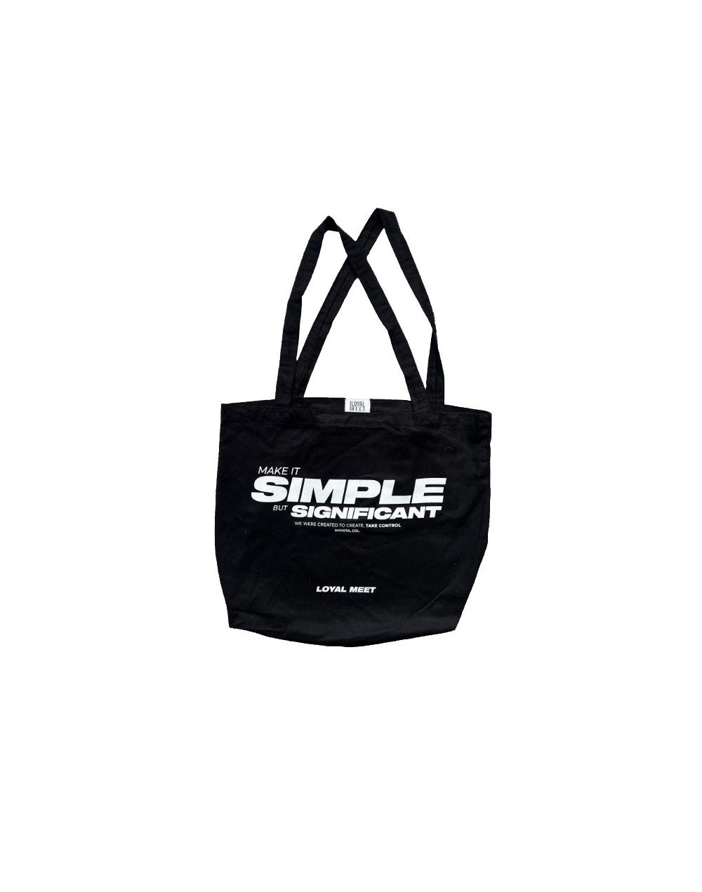 TOTE BAG NEGRA MAKE SIMPLE
