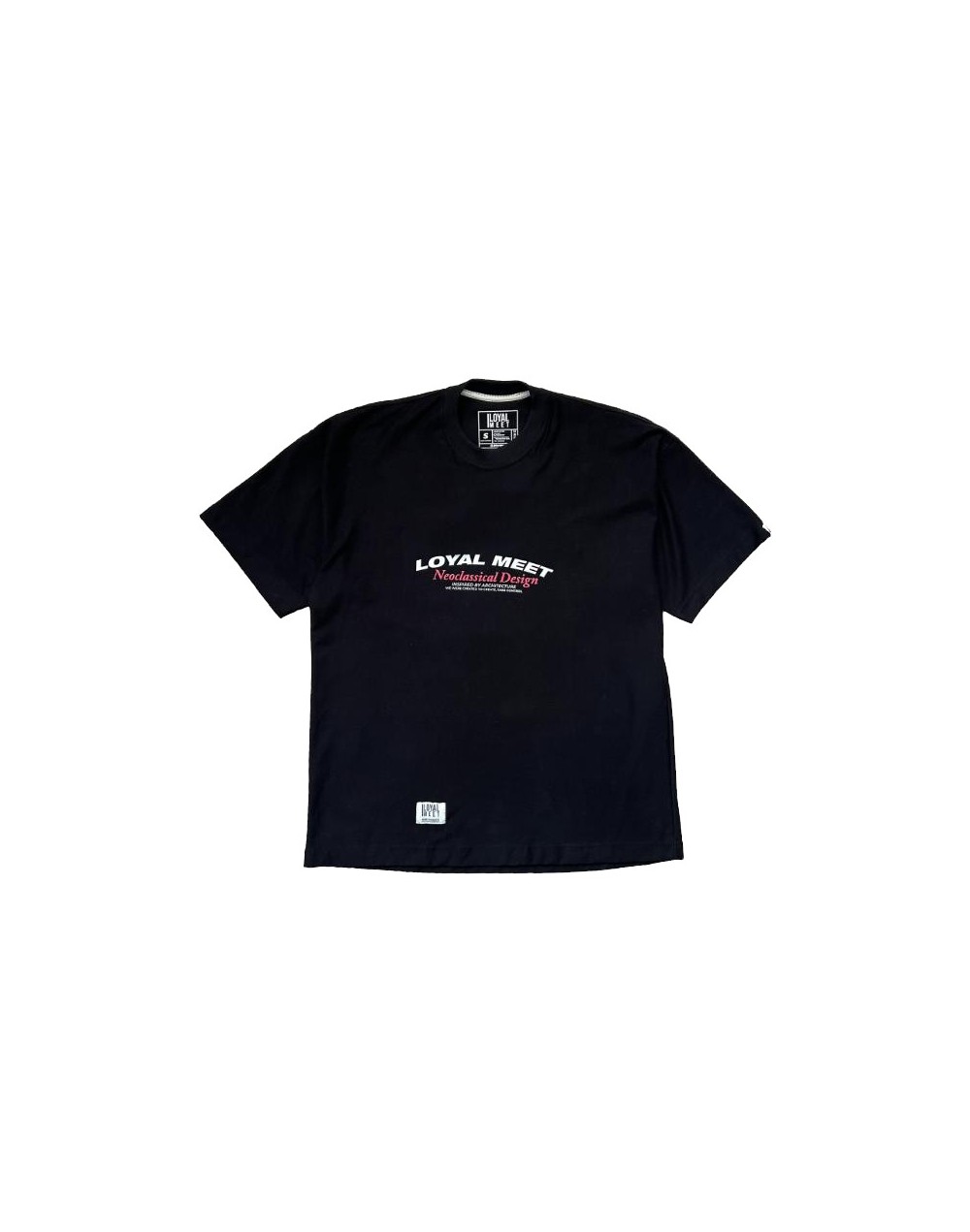 CAMISETA OVERSIZE MAKE IT SIMPLE NEGRA
