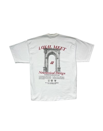 CAMISETA OVERSIZE NEOCLASSICAL BLANCA