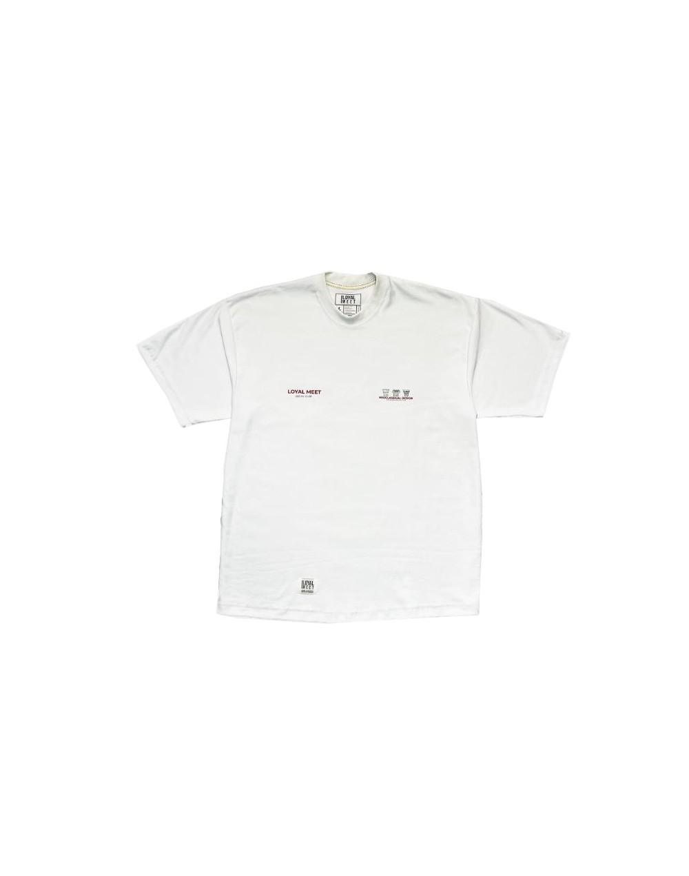CAMISETA OVERSIZE NEOCLASSICAL BLANCA