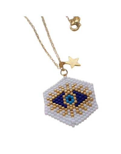 Cadena ojo turco White