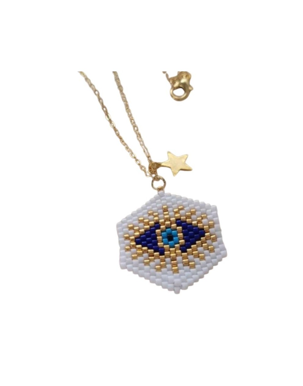 Cadena ojo turco White