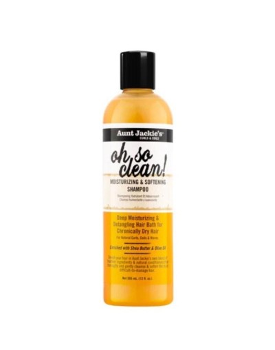 AUNT JACKIES OH SO CLEAN MOISTURIZING AND SOFTENING SHAMPOO