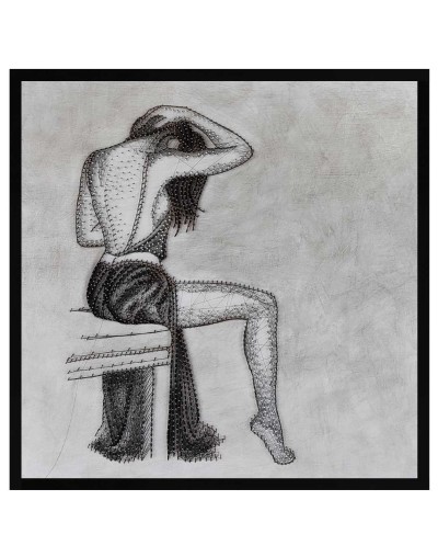 Cuadro Mujer sentada