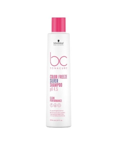 SCHWARZKOPF BONACURE COLOR FREEZE SILVER SHAMPOO PH 4.5