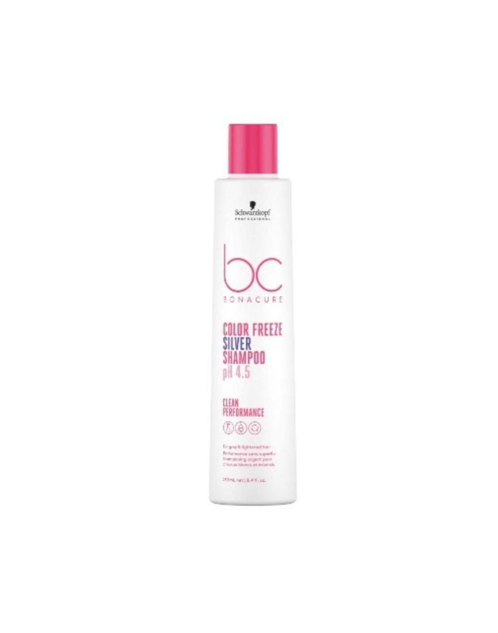SCHWARZKOPF BONACURE COLOR FREEZE SILVER SHAMPOO PH 4.5