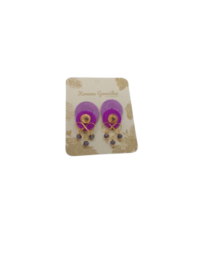 Aretes en soutache