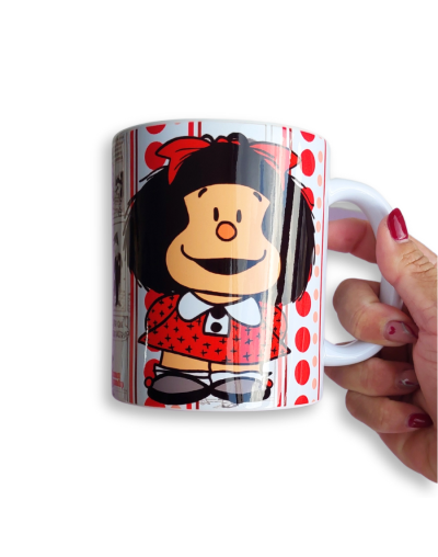 Taza Mafalda Personalizada - Reflexión, Humor y Café en Cada Sorbo