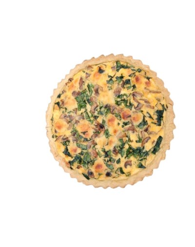 Quiche Espinaca y queso Mozarella 10 porciones