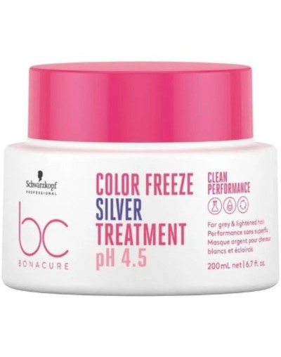 SCHWARZKOPF BONACURE COLOR FREEZE SILVER TREATMENT PH 4.5 200ML