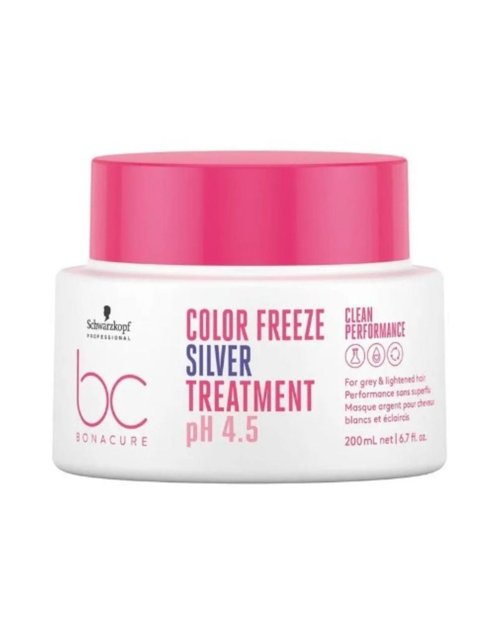 SCHWARZKOPF BONACURE COLOR FREEZE SILVER TREATMENT PH 4.5 200ML