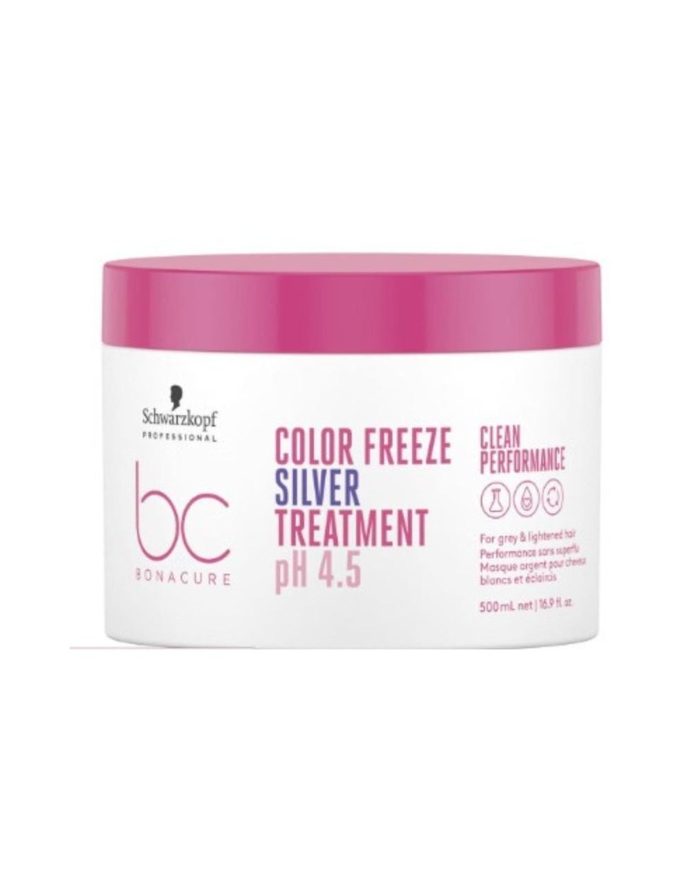 SCHWARZKOPF BONACURE COLOR FREEZE SILVER TREATMENT PH 4.5 500ML