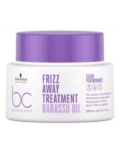 SCHWARZKOPF BONACURE FRIZZ AWAY TREATMENT BABASSU OIL 200ML