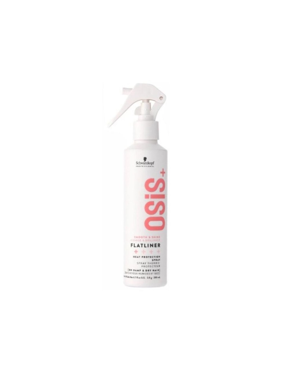 SCHWARZKOPF OSIS SMOOT AND SHINE FLATLINER HEAT PROTECTION SPRAY 200ML