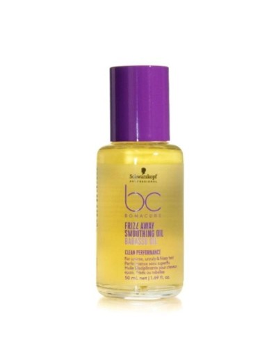 SCHWARZKOPF BONACURE FRIZZ AWAY SMOOTHING OIL BABASSU OIL 50ML