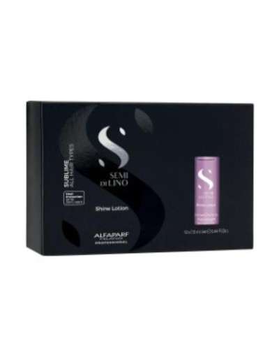 ALFAPARF SEMI DI LINO SHINE LOTION AMPOLLAS ROSADAS 12X13ML