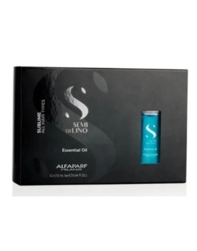 ALFAPARF SEMI DI LINO ESSENTIAL OIL AMPOLLAS AZULES 12X13ML