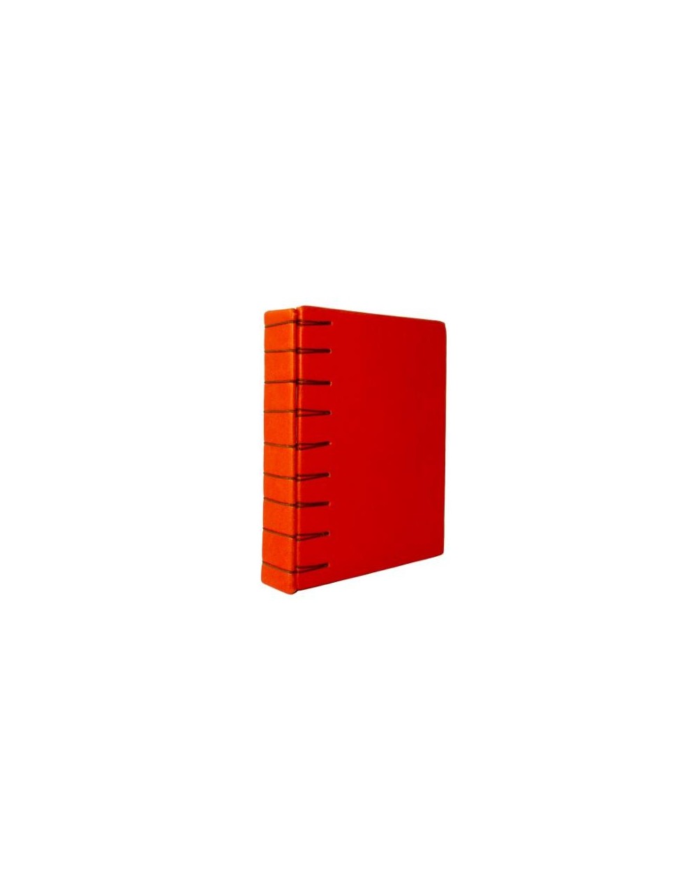 Libreta Belga 1/4 Naranja hilo café