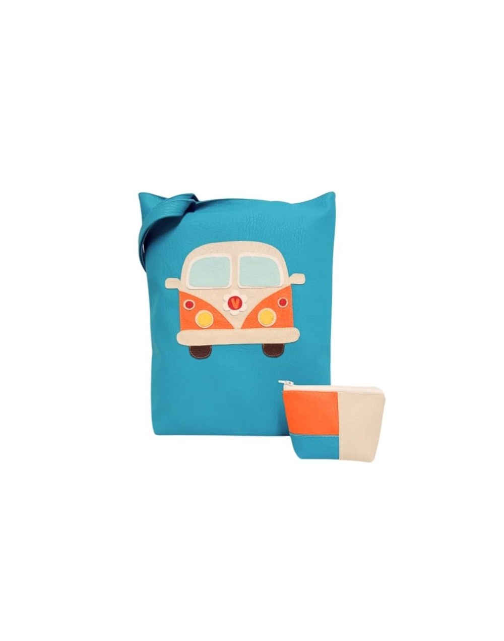 BOLSO VINTAGE MINIVAN + MONEDERO