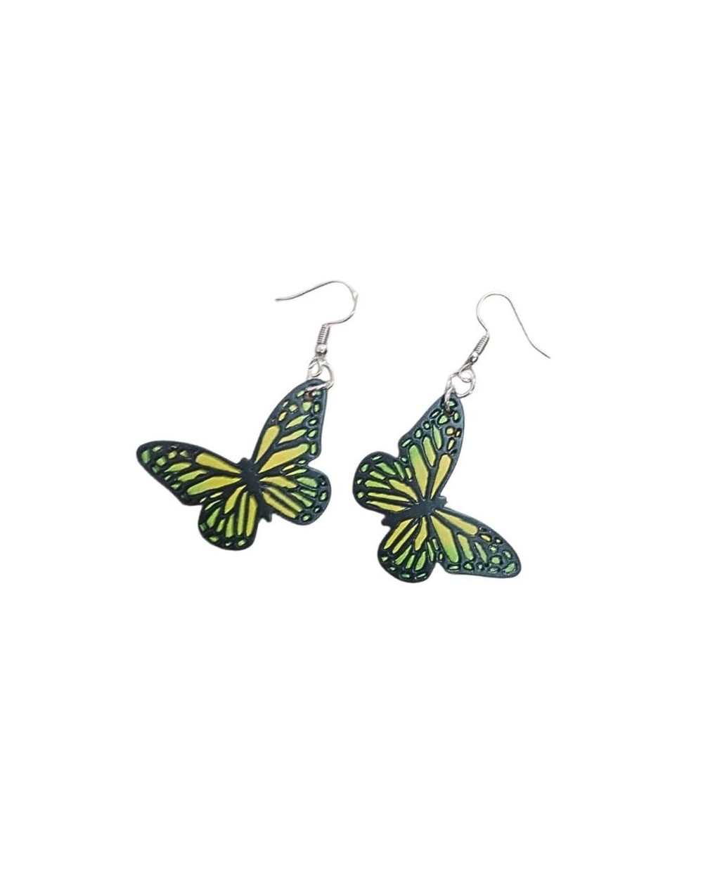 ARETES EN TOTUMO MARIPOSA