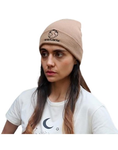 Gorro Tejido -  Bordado No hay planeta B