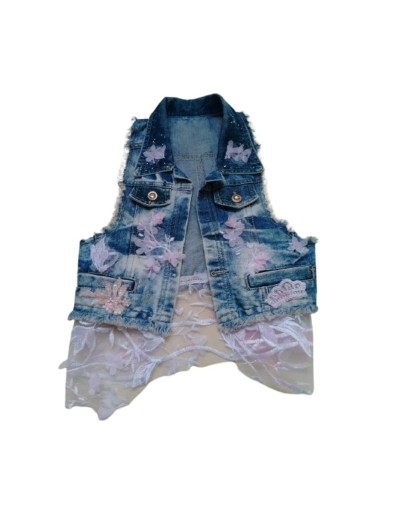 Chaleco en jean para dama