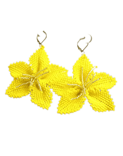 Aretes Azucena Amarilla