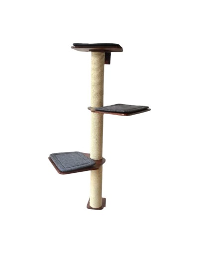 Gimnasio Escaladores para gatos en torre de 3 niveles