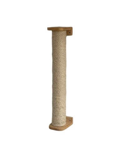 Esencial Rascador para gatos pared con bases en madera 70 cms