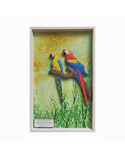 Pareja de guacamayas