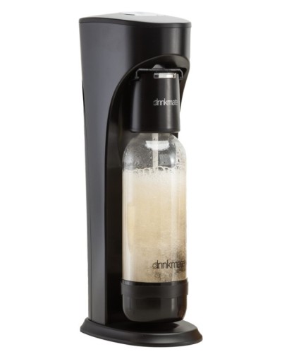 KIT DRINKMATE MÁQUINA PARA HACER BEBIDAS CON GAS COLOR NEGRO