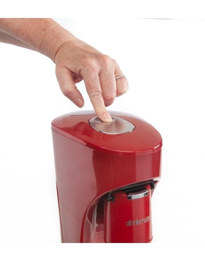 Máquina para gasificar Cualquier Bebida Drinkmate-Color Rojo Mate
