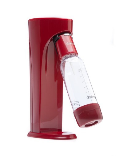 Máquina para gasificar Cualquier Bebida Drinkmate-Color Rojo Mate