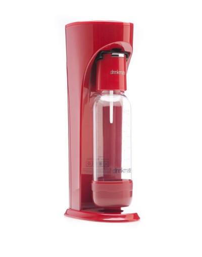 Máquina para gasificar Cualquier Bebida Drinkmate-Color Rojo Mate