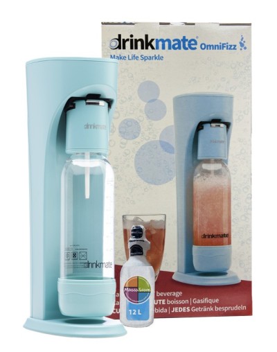 Máquina para gasificar Cualquier Bebida Drinkmate-Color Azul