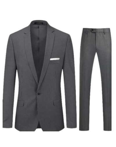 Conjunto elegante de dos piezas para hombre