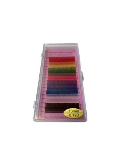 PESTAÑAS COLORES MIXTOS