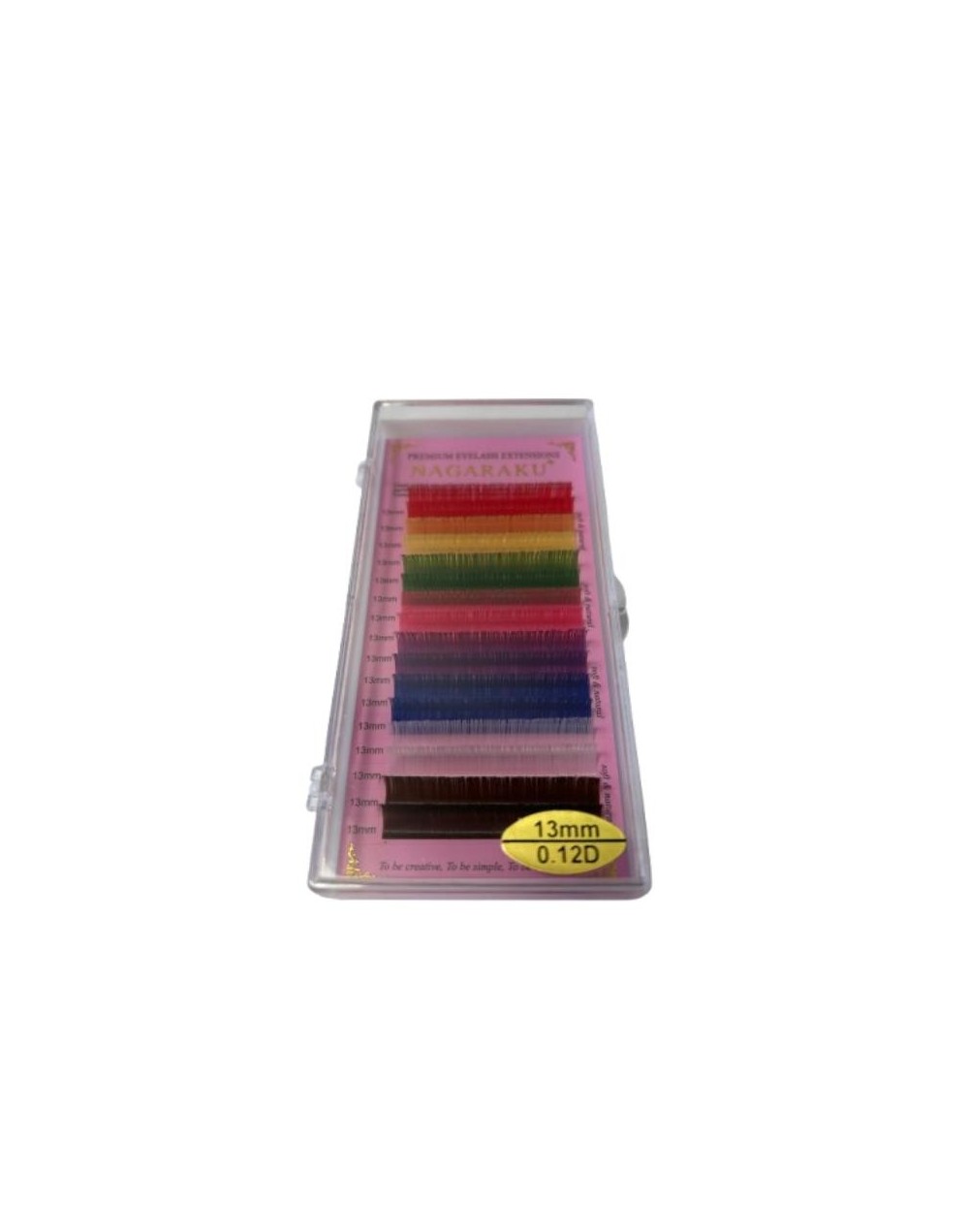 PESTAÑAS COLORES MIXTOS