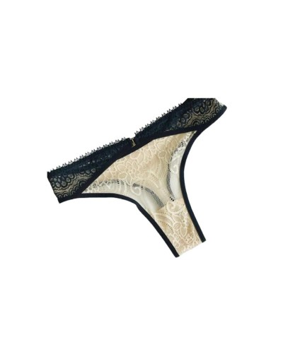 ECLAIR Tanga Encaje Bicolor