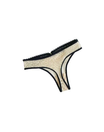 ECLAIR Tanga Encaje Bicolor