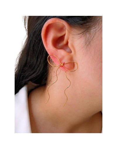 Aretes de moño