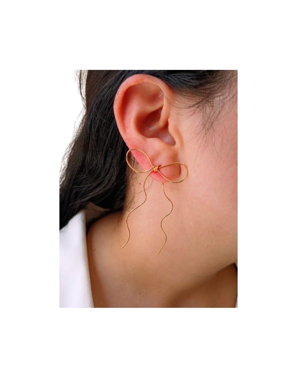 Aretes de moño