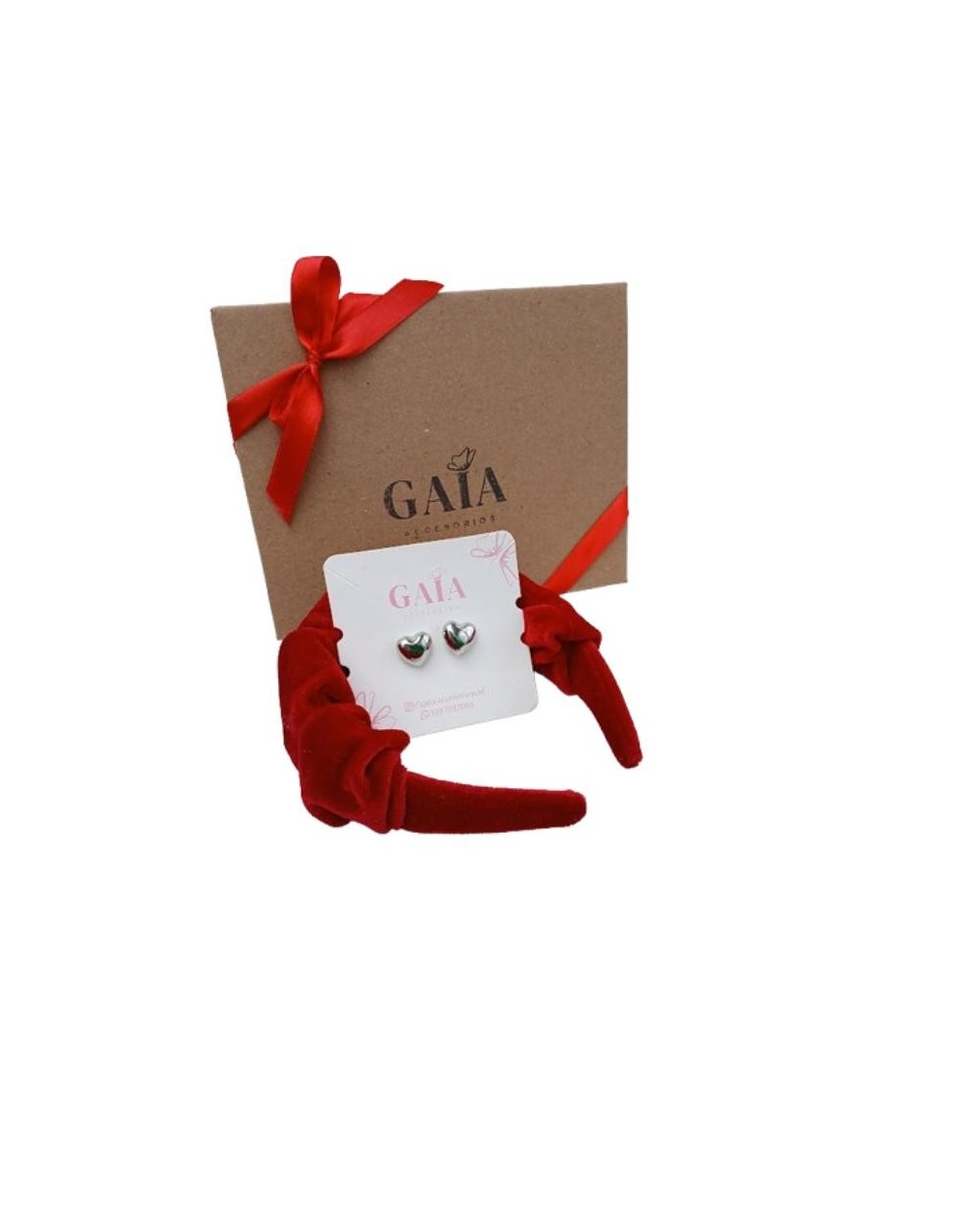 Combo para regalar de balaca y aretes de tu elección