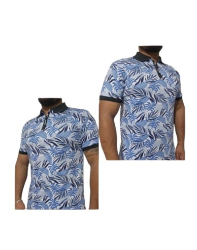 Polo Caballero-niño diseño hojas