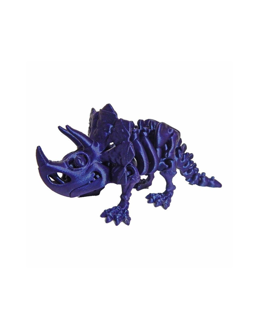 Dinosaurio Triceratops impresion 3D articulado 